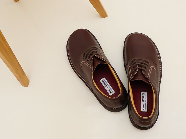 REGAL Walker リーガルウォーカー プレーントウ JJ23AG DARK BROWN