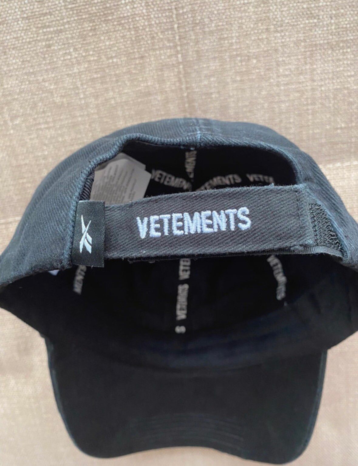 Reebok Vetements x Reebok Flame Cap | badkarma | REVERSIBLE