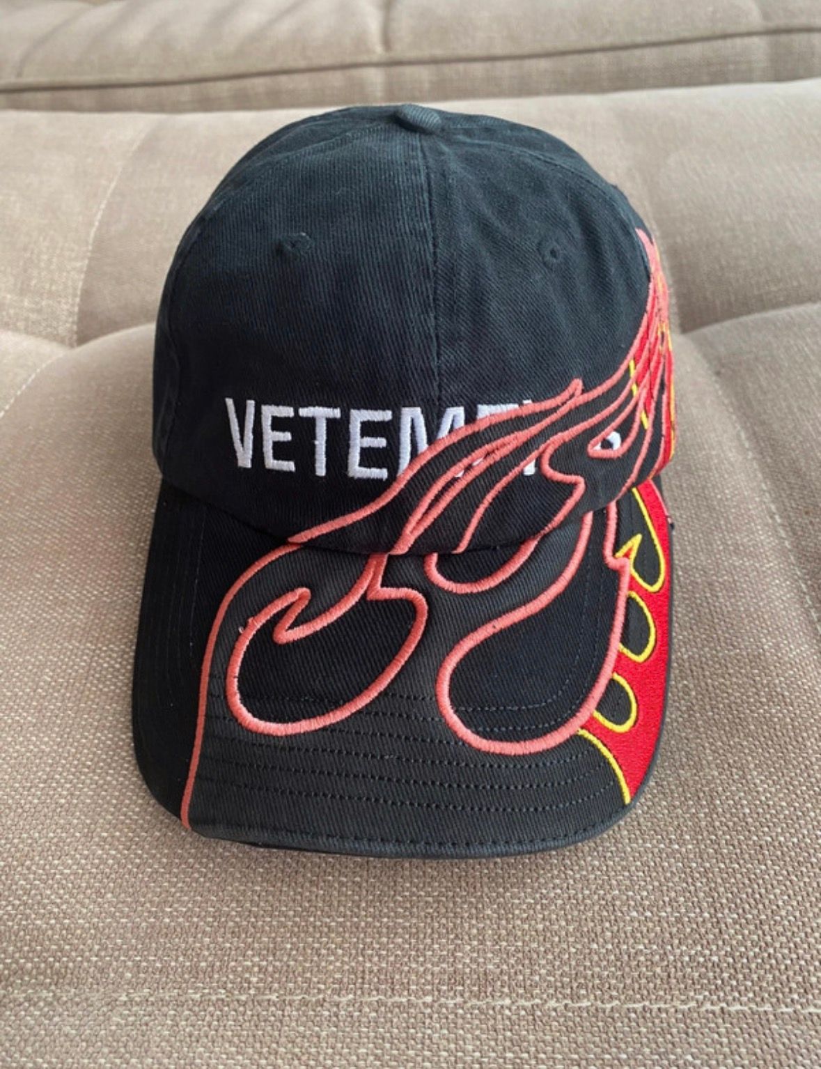 Reebok Vetements x Reebok Flame Cap | badkarma | REVERSIBLE