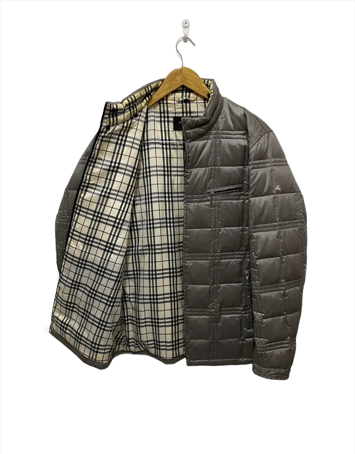 Burberry Burberry Black Label Nova Check Puffer Down Jacket