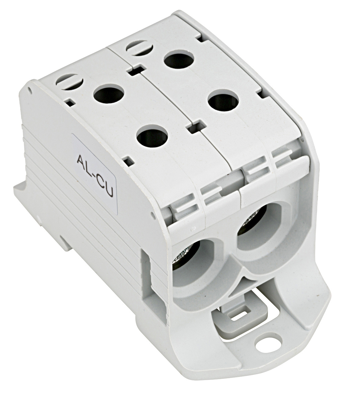 Clemă dublă Al-Cu,1 p. gri, 95mmp / 70mmp cu pin - Comenzi online