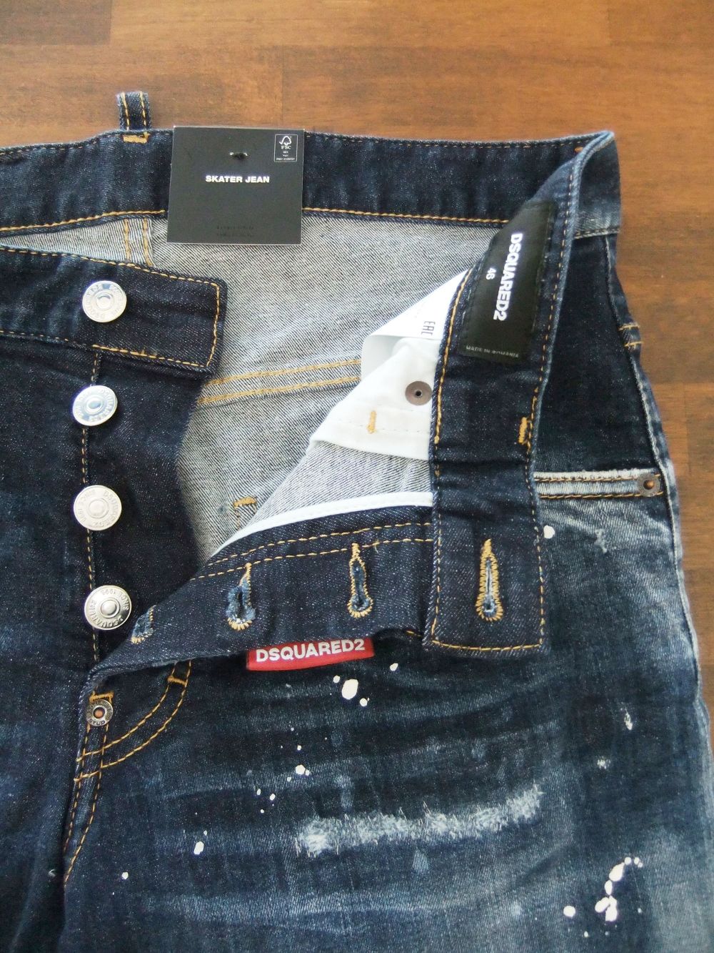 Dsquared2 - DARK SS SNOWBOARD WASH SKATER JEAN スケーター ジーンズ
