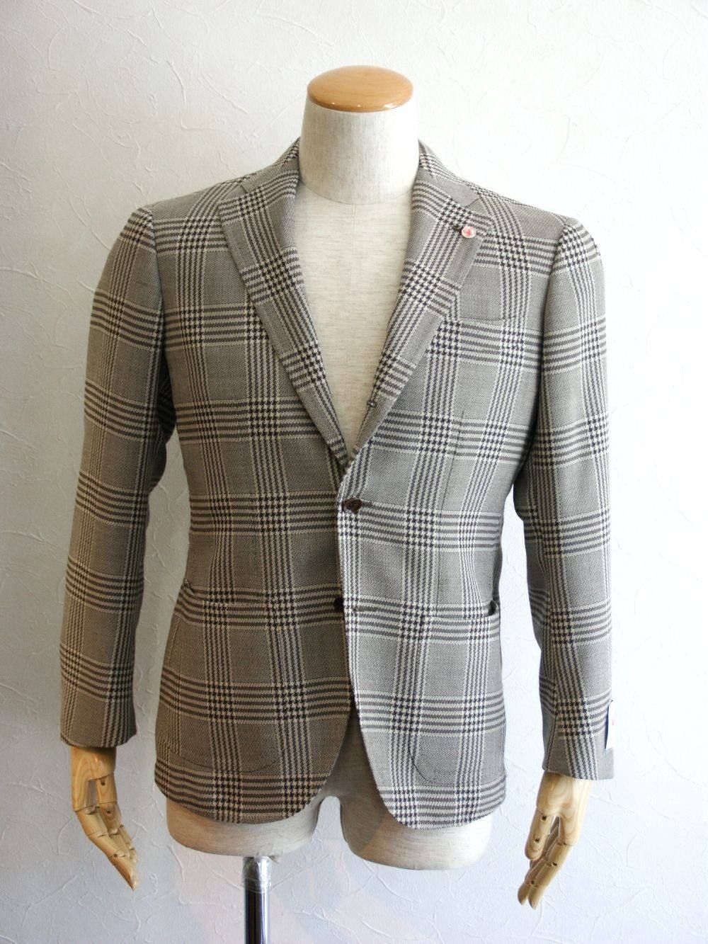 RING JACKET - アイスバルーン グレンチェック ウール ジャケット(春夏