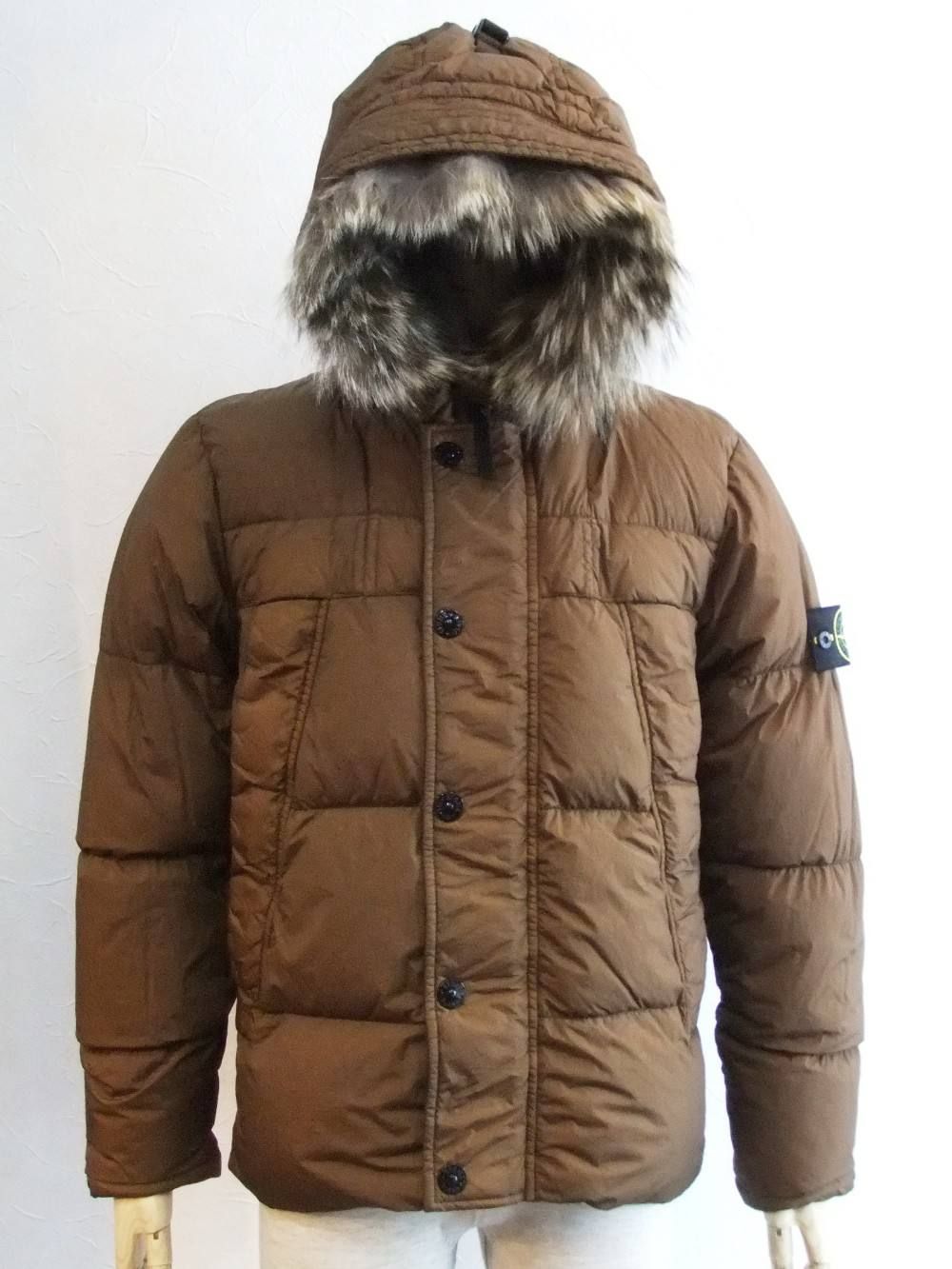 STONE ISLAND - FUR GARMENT DYED DOWN ダウンブルゾン | 4.444glad