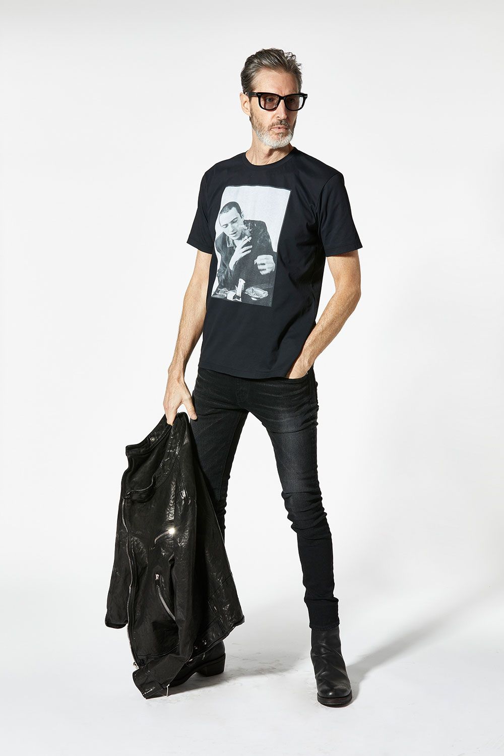 ISAMU KATAYAMA BACKLASH - FIXERコラボ ストレッチブラックデニム