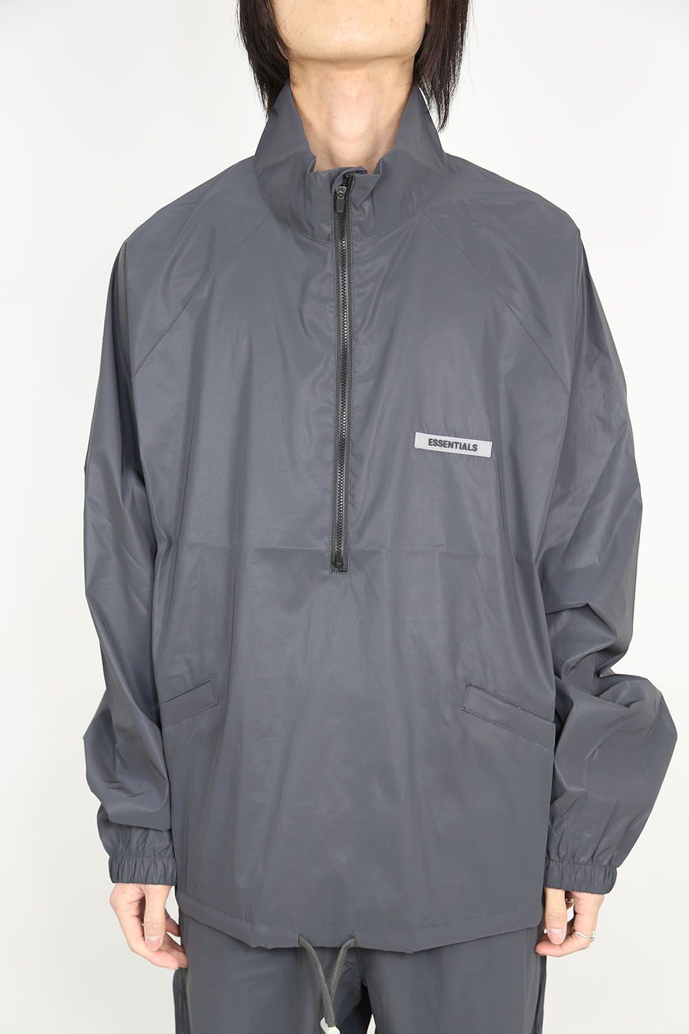 FOG ESSENTIALS - HALF ZIP TRACK JACKET / ブラック | Tempt