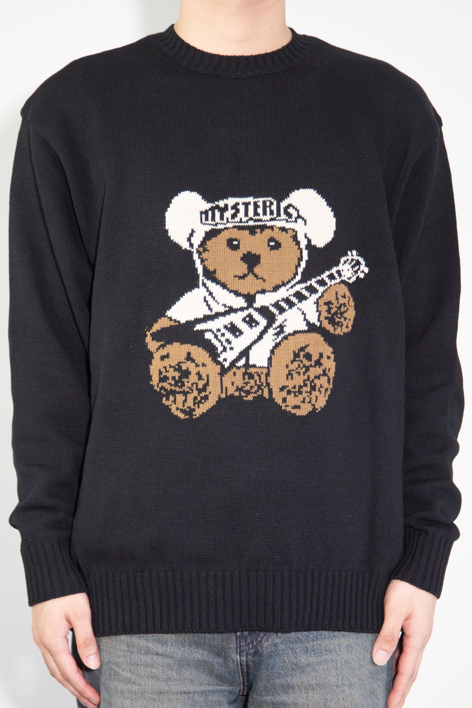 HYSTERIC GLAMOUR - HYSTERIC TEDDY FLYING Vジャカード セーター