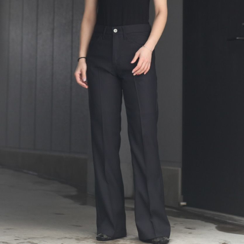 DAIRIKU - 【再販売通知受付可能】Flare Pressed Pants | ACRMTSM