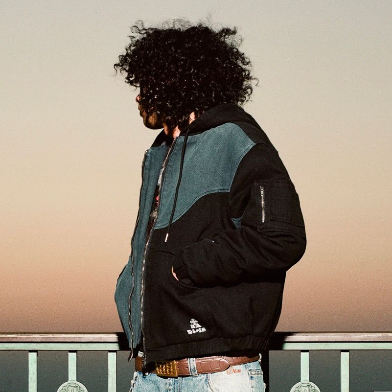 Dime - 【残りわずか】Panel Denim Hooded Bomber | ACRMTSM ONLINE STORE