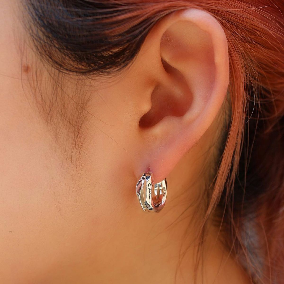 GARNI - 【残り一点】Crockery Double Pierce 左耳用(SILVER