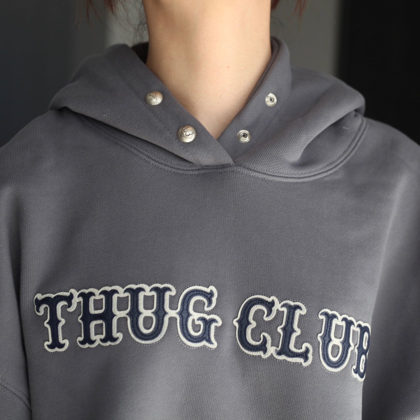 Thug Club - 【残り一点】Leather Flame Hoodie | ACRMTSM ONLINE STORE