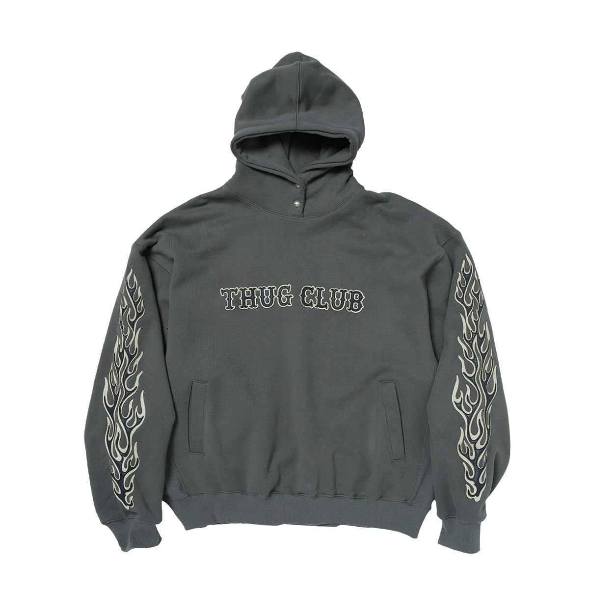 Thug Club - 【残り一点】Leather Flame Hoodie | ACRMTSM ONLINE STORE