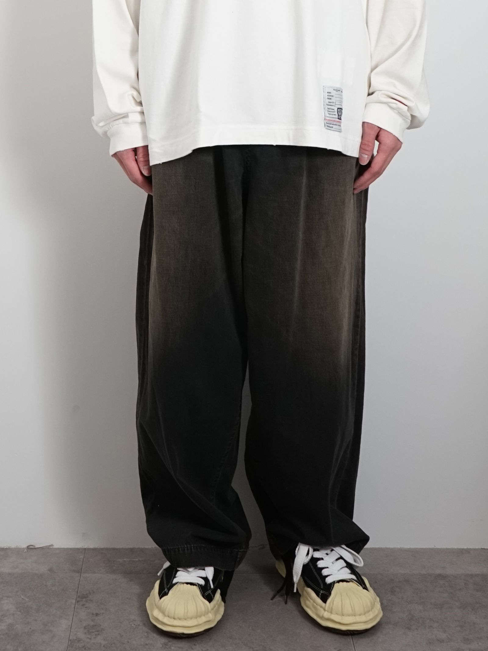 Maison MIHARA YASUHIRO - ライトデニム ワイド パンツ - Light Denim