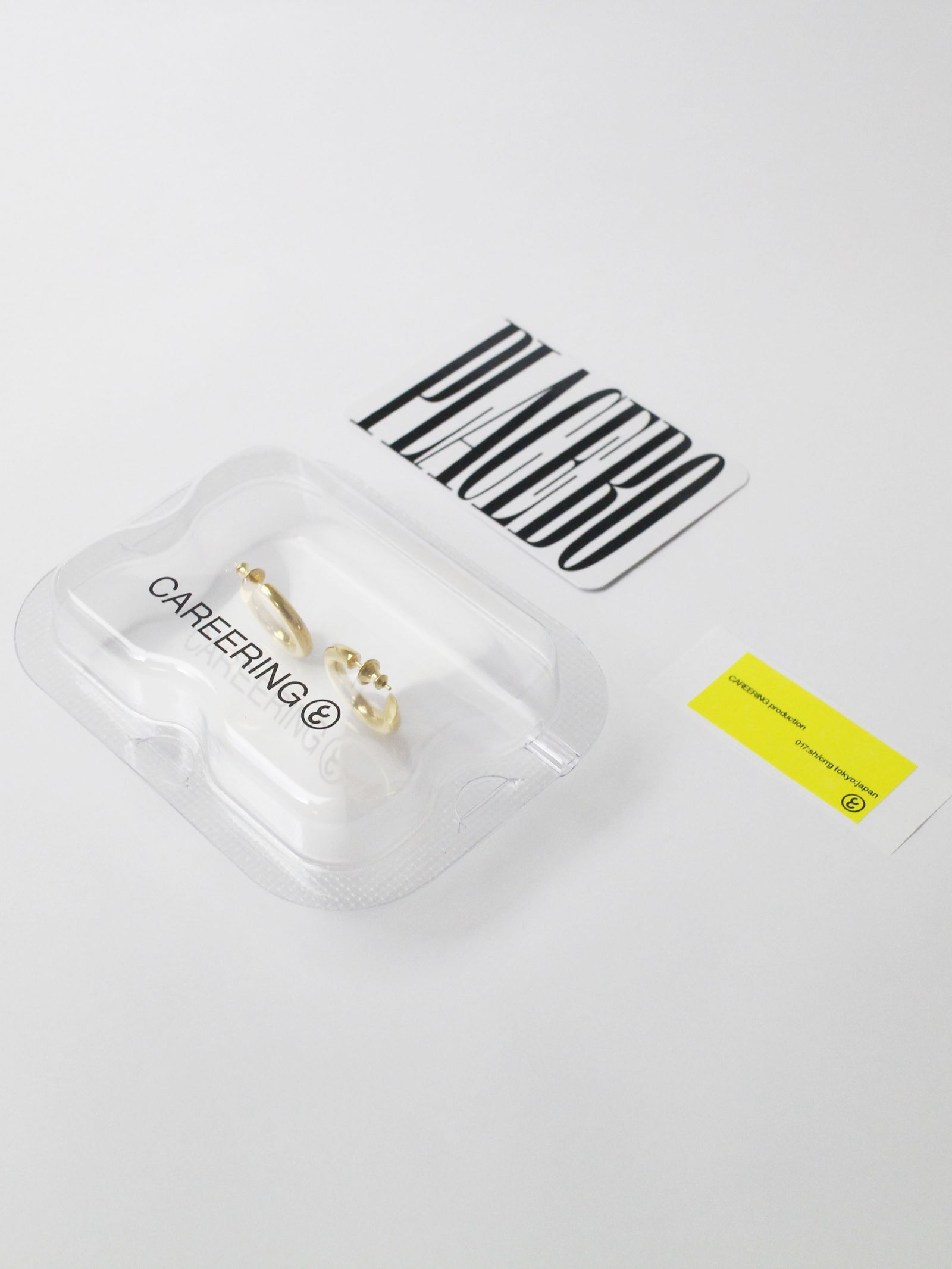 CAREERING - 【両耳用】プラシーボピアス PLACEBO 701(YW) シルバー925