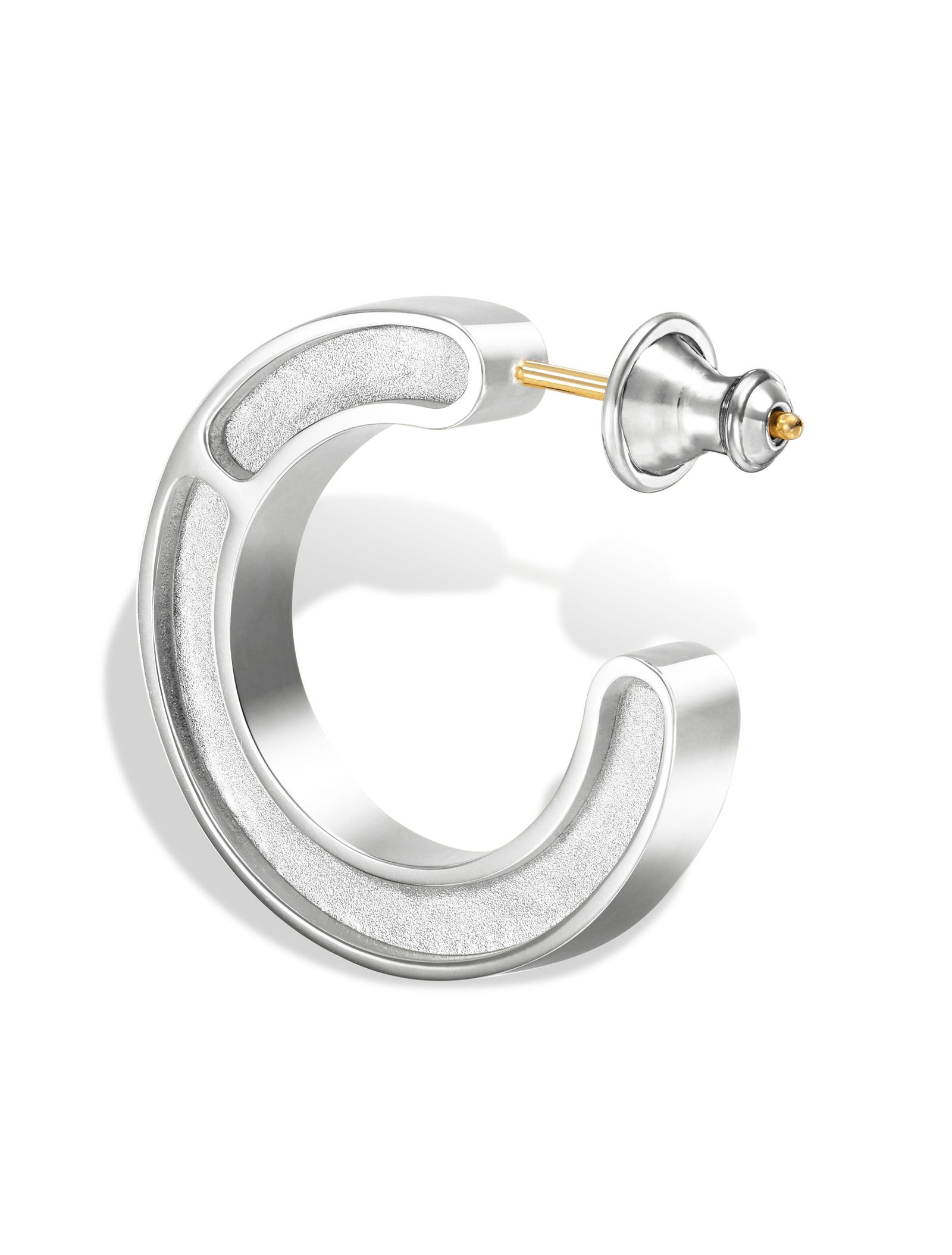 CAREERING - 【両耳用】 FRAME 501 YELLOW - フープピアス イエロー