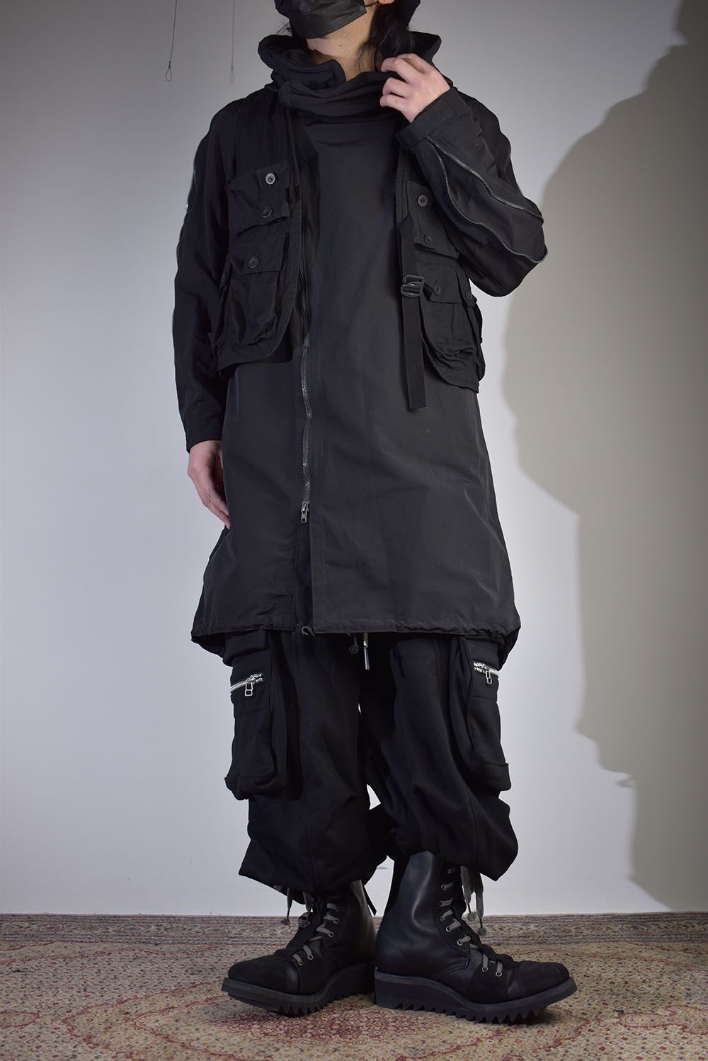 スウェットワイドパンツ × モッズコート | 3719 | ALTRA