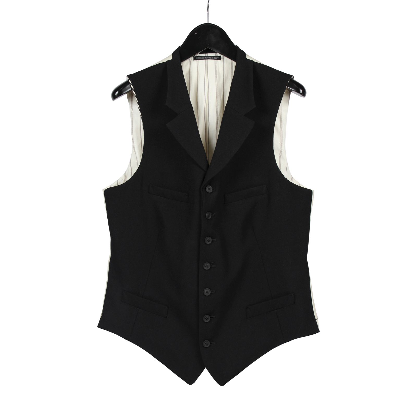 yohji yamamoto - pour homme | ノッチドラペルギャバV / ジレ (メンズ