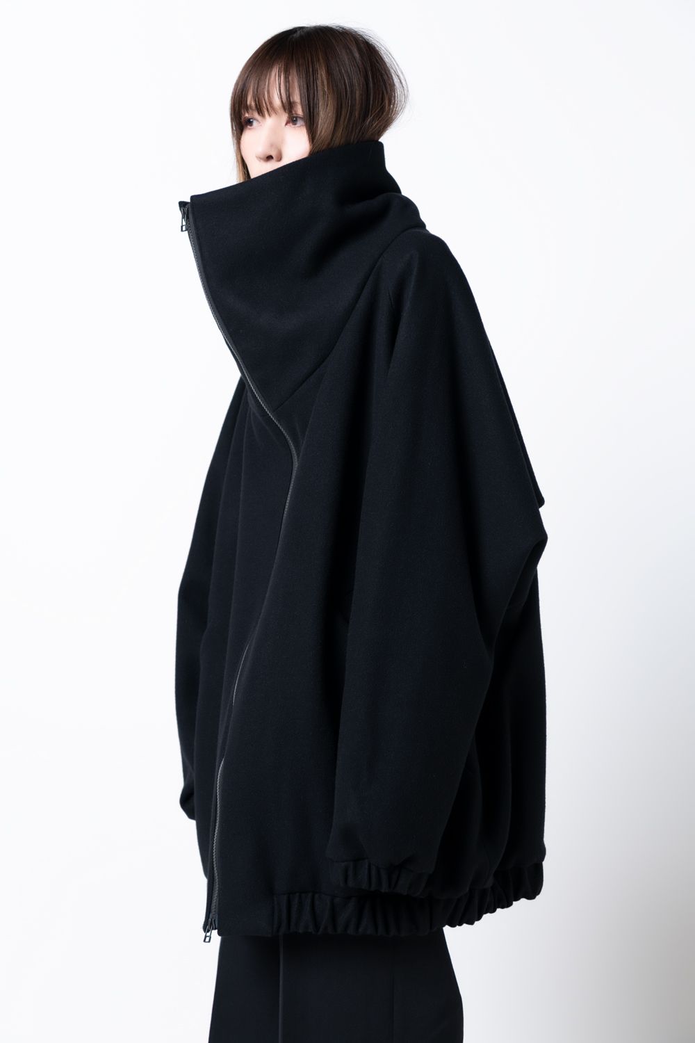 VU - 【23AW】blouson coat [BLACK] - ブルゾンコート [ブラック