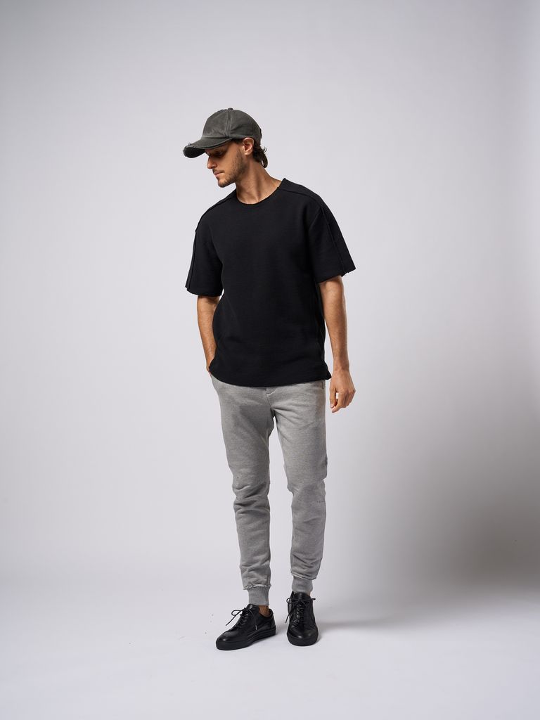 wjk - 【予約品9月19日 10時締め】 basic rib sweat pants