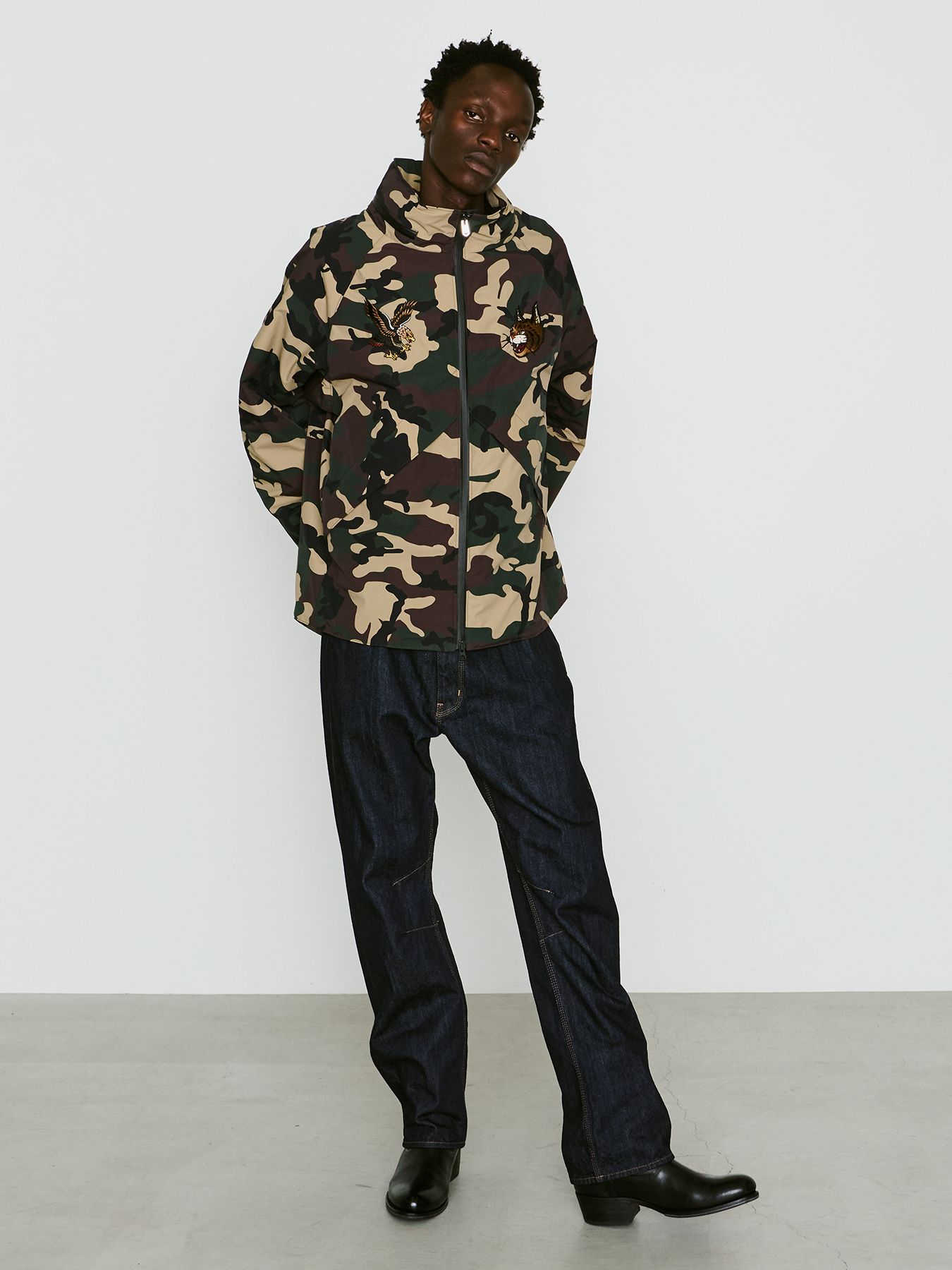 roarguns - WILD THINGSコラボ - WILD THINGS CAMO EMB / ナイロン