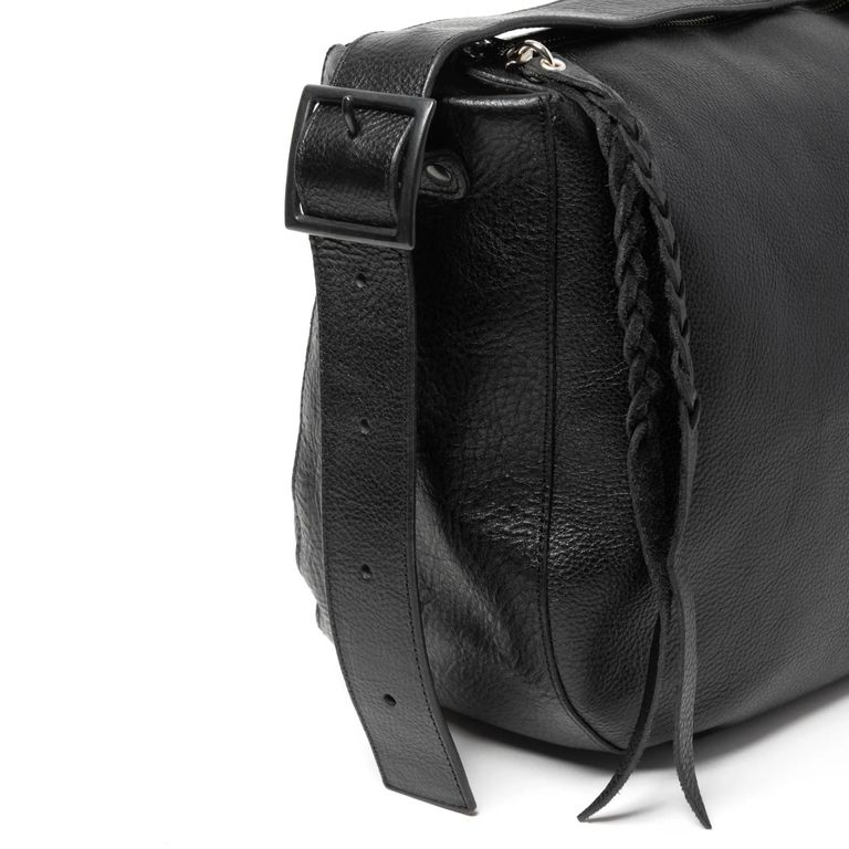 CALEE - STUDS LEATHER SHOULDER BAG ＜LARGE＞ (BLACK) / スタッズ