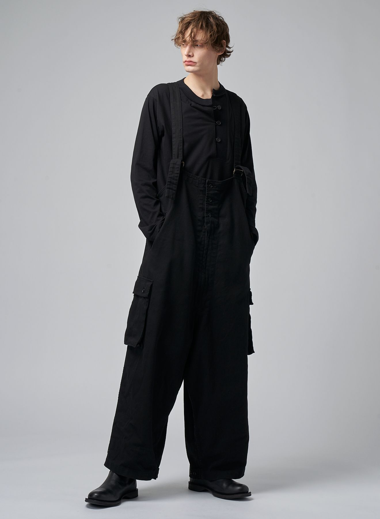yohji yamamoto - M-WORK OVERALL (BLACK) オーバーオール | chord