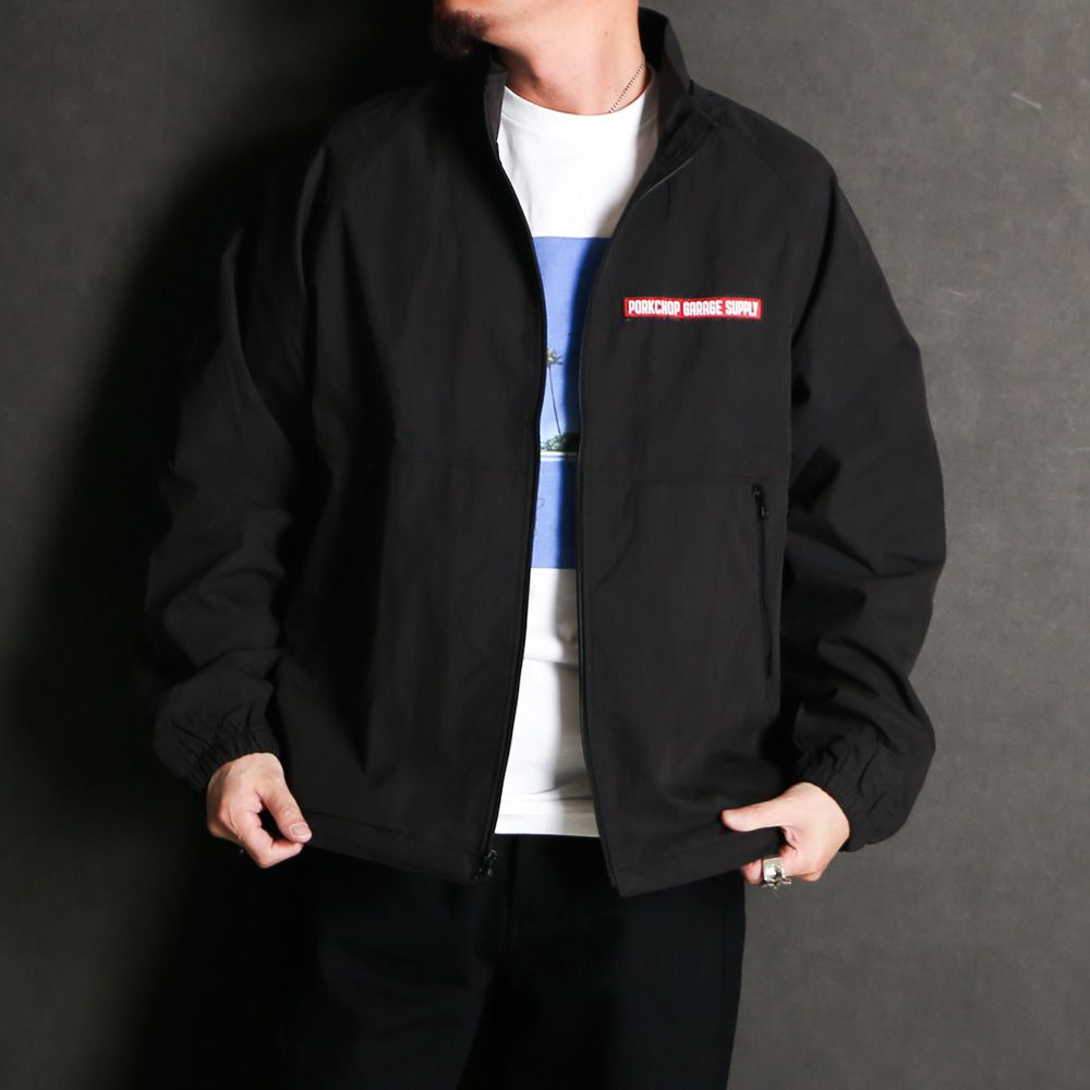 PORKCHOP - BAR&SHIELD TRACK JKT / ブラック / トラックジャケット