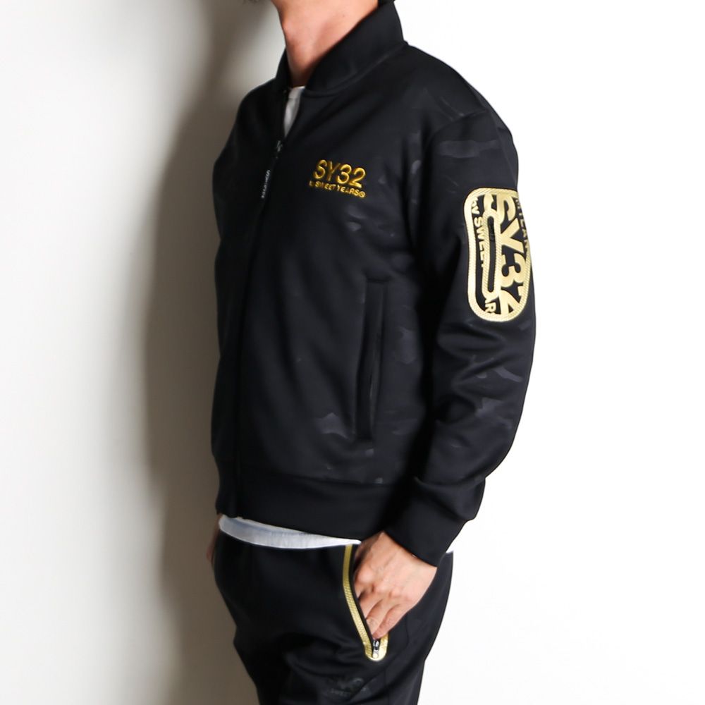 SY32 by SWEET YEARS - DOUBLE KNIT BOMBER JK / ボンバージャケット