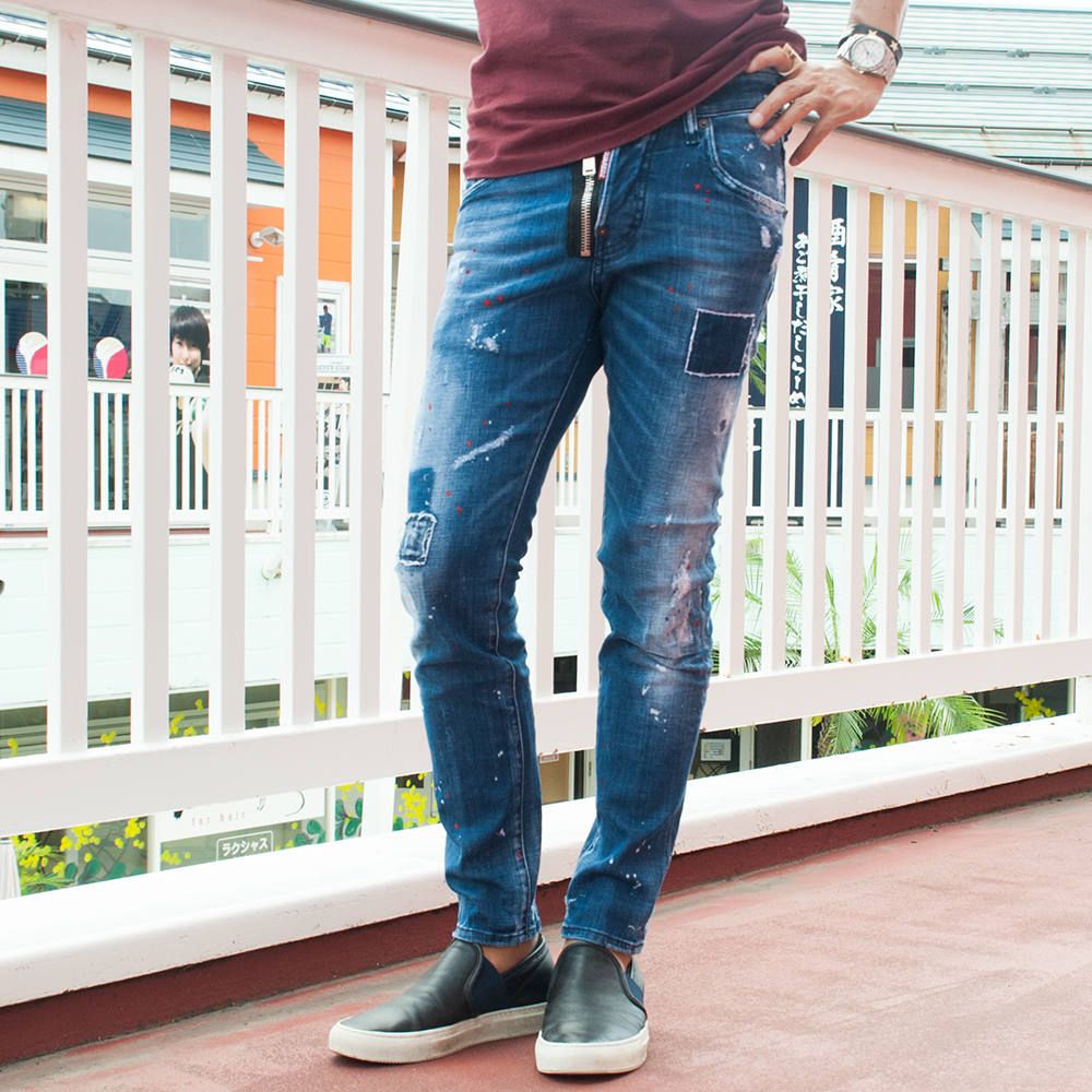 DSQUARED2】Skater Jean。 | chemical conbination