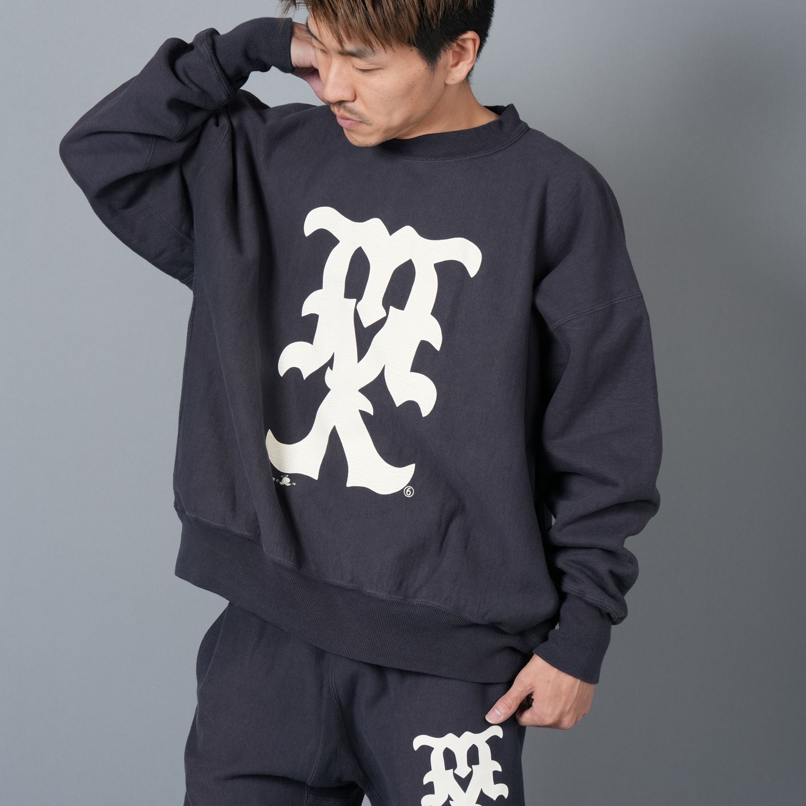 SAINT M×××××× - 【ラスト1点】SM-YS1-0000-033 / CREW SWT / MX