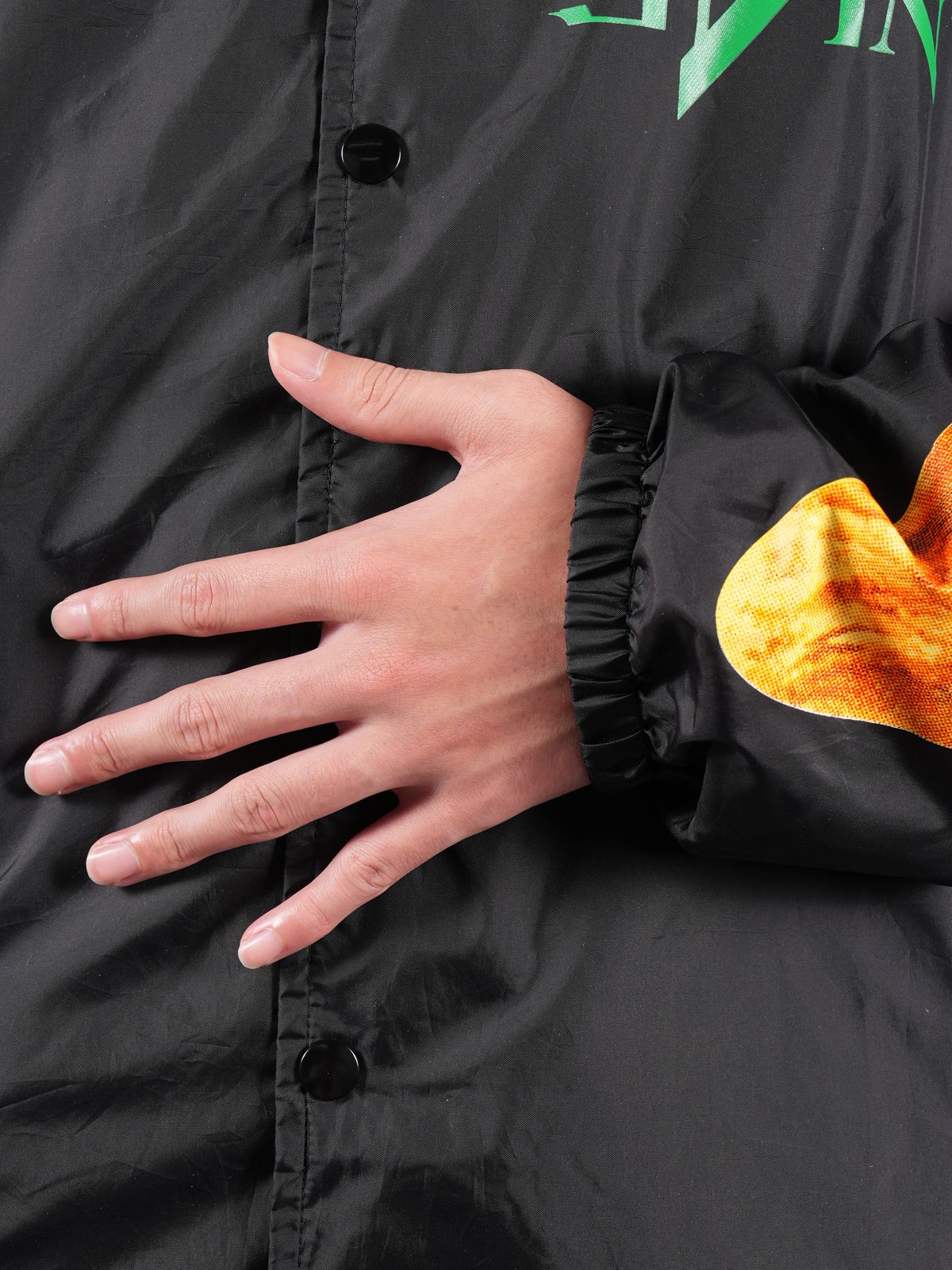 SAINT M×××××× - SM-A22-0000-082 / VL_COACH JACKET / SKULL / BK