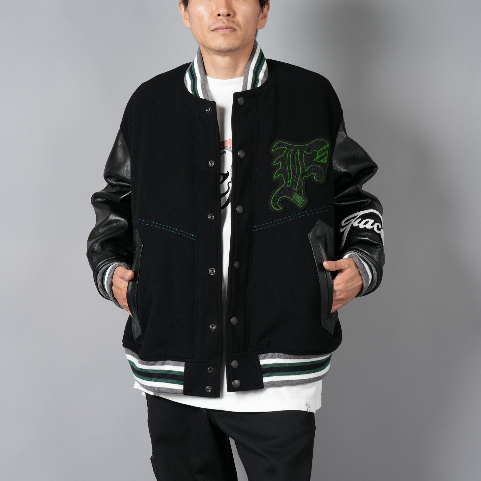 FACETASM - 【ラスト1点】PATCHED STADIUM JACKET / パッチド