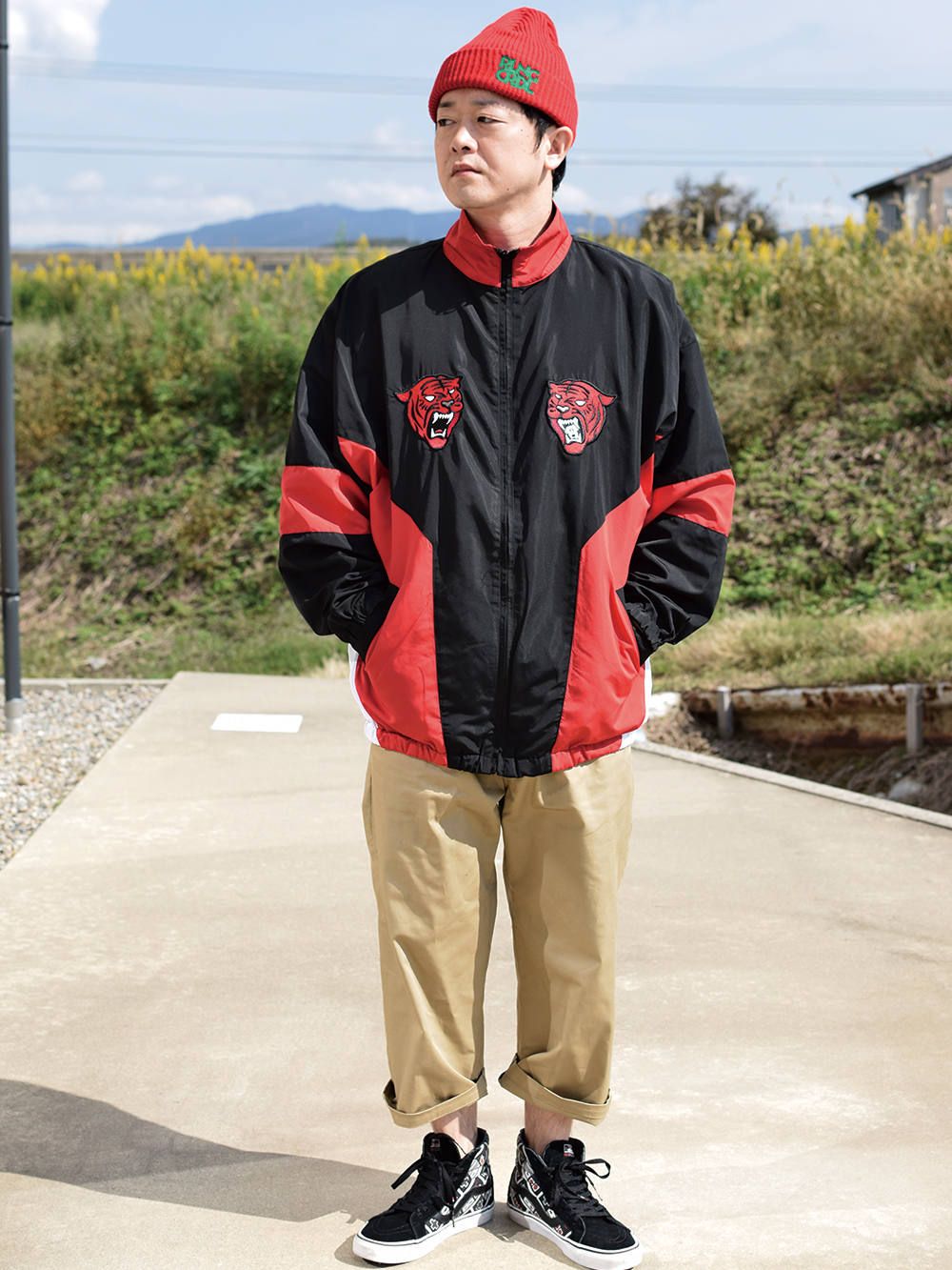 PUNK DRUNKERS - 虎ナイロンJKT | DOLL