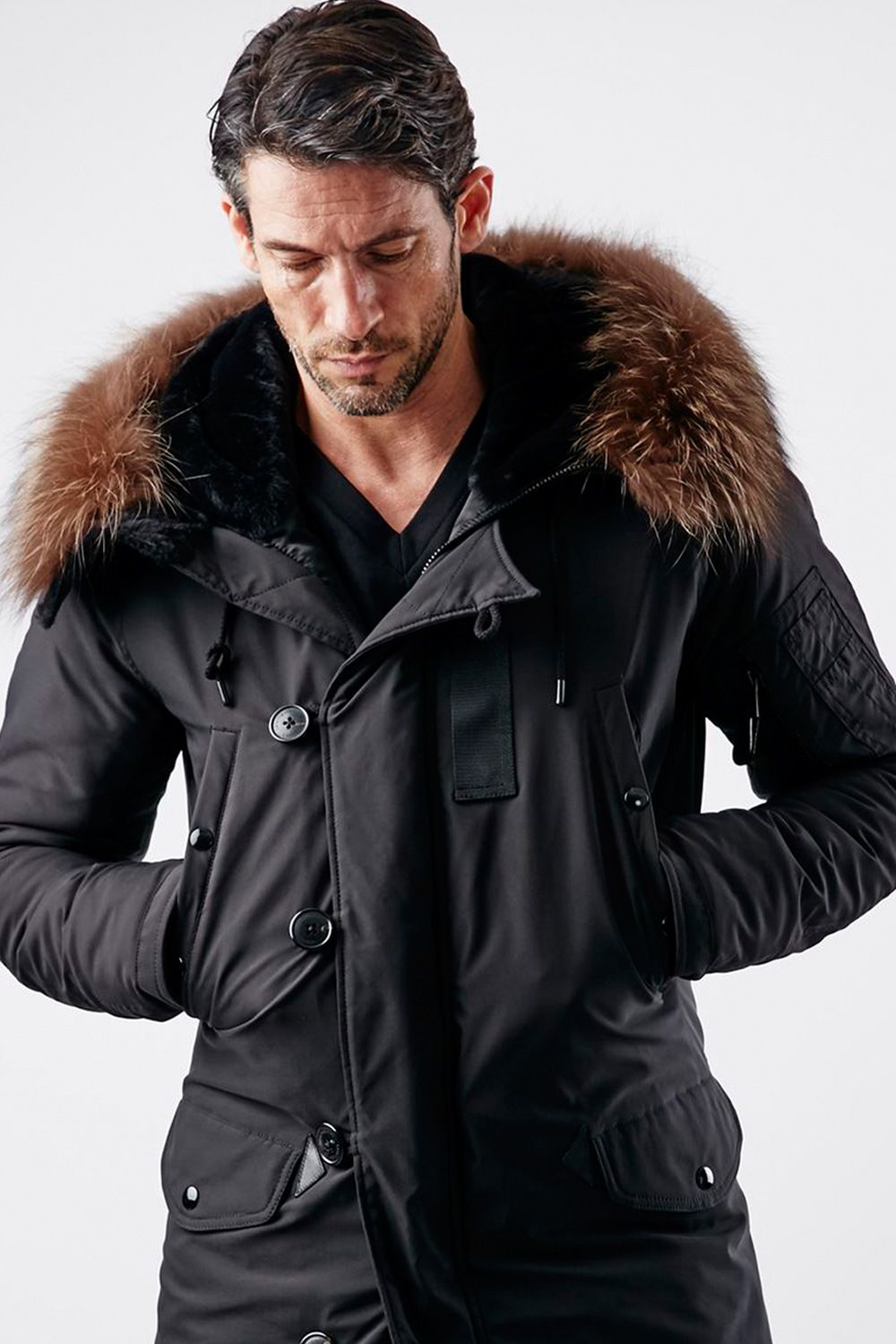 1PIU1UGUALE3 - 【BLACK MILITARY ARCHIVE】 N-3B COAT BY YOSHIMASA