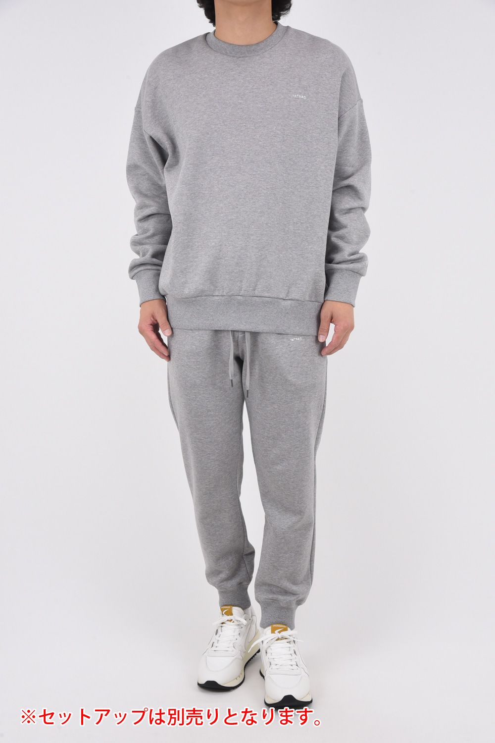 TATRAS - FIDASIO （フィダシオ） / ロゴ クルーネック 長袖スウェット