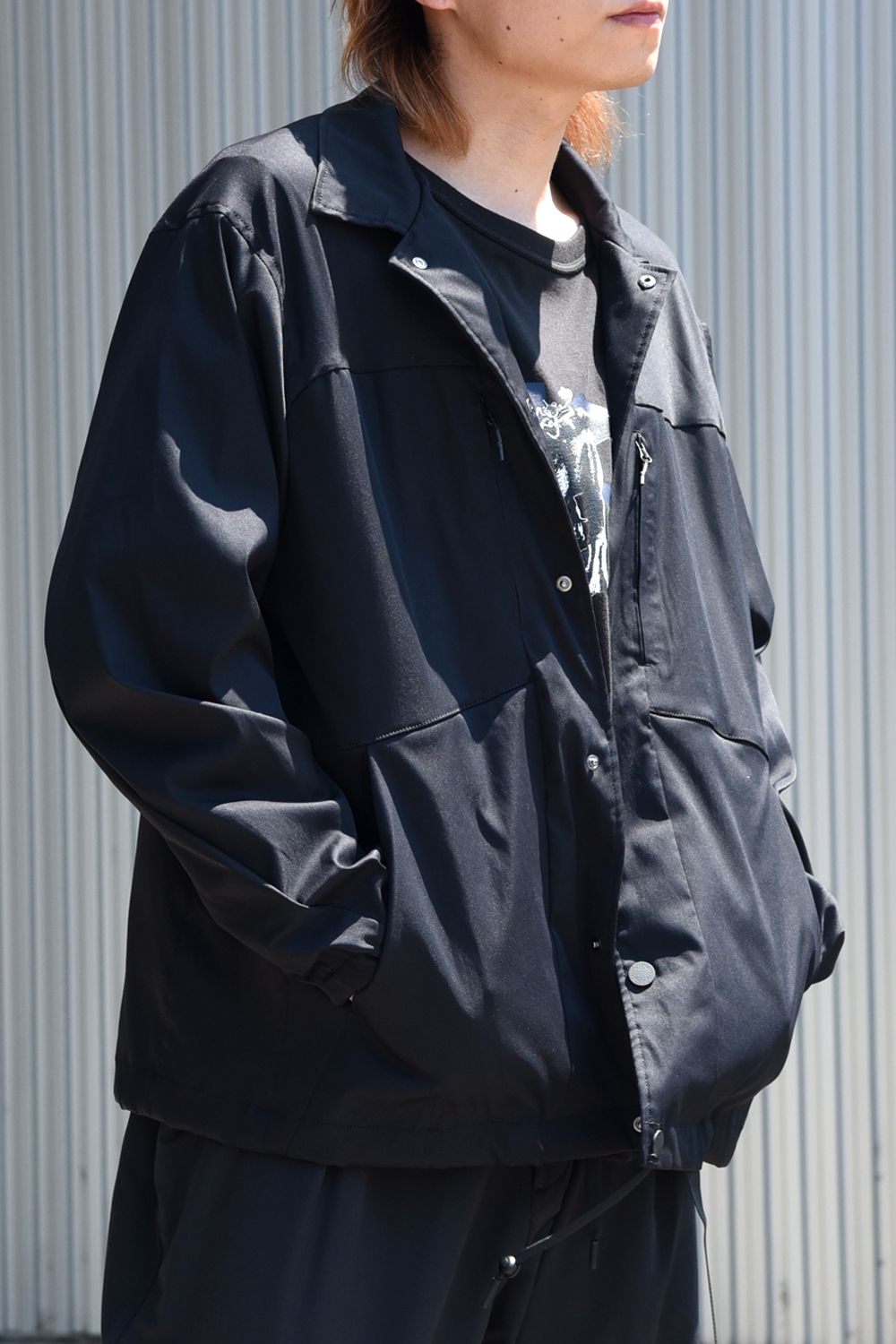 White Mountaineering - STRETCHED TWILL COACH JACKET / ロゴ
