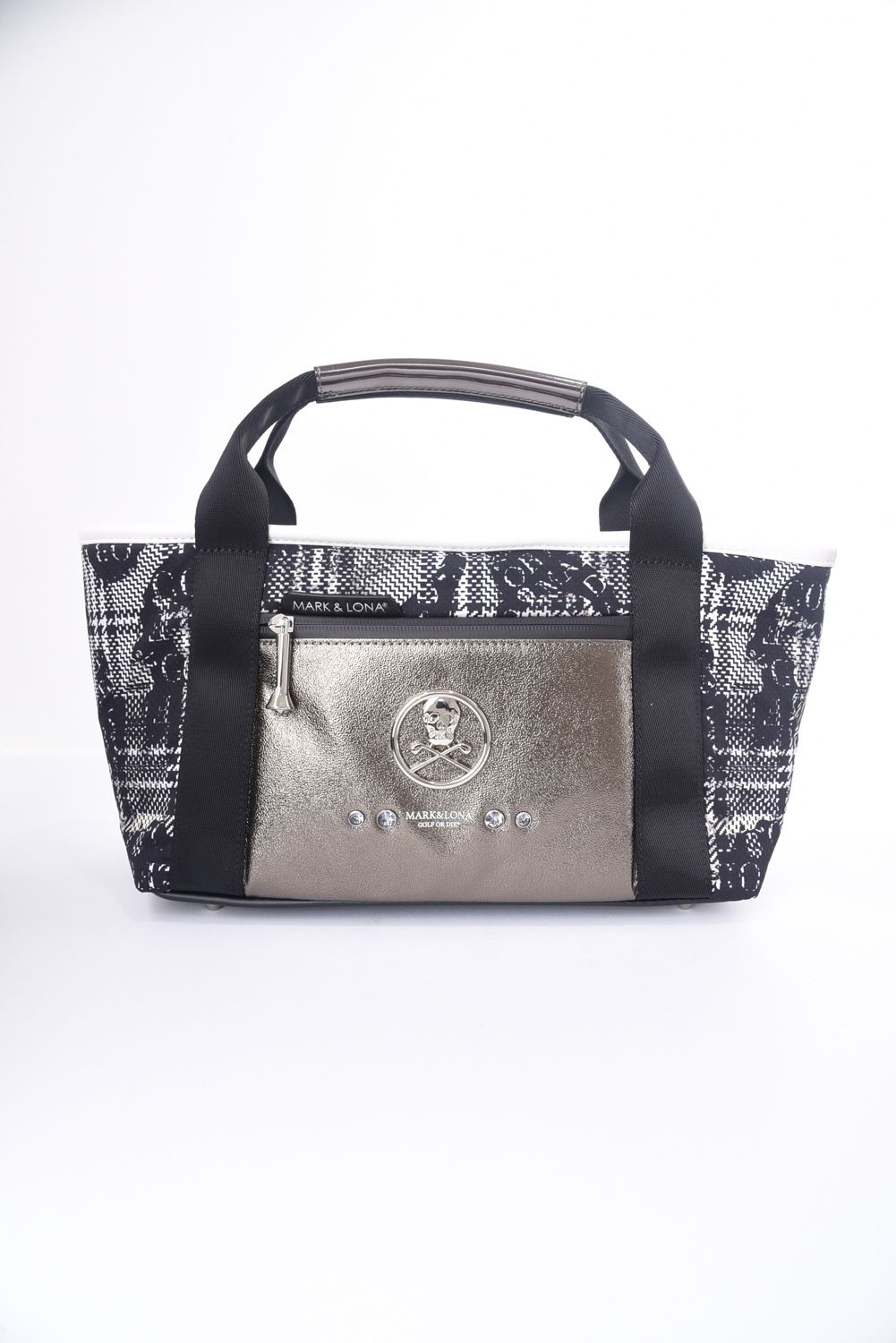MARK&LONA カートバッグ カモフラ メタルプレート ミニボストン
