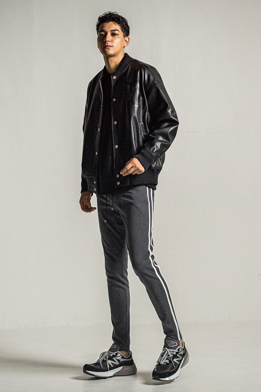 13WE345 RESOUND CLOTHING スタジャン 牛革 RESOUND CLOTHING