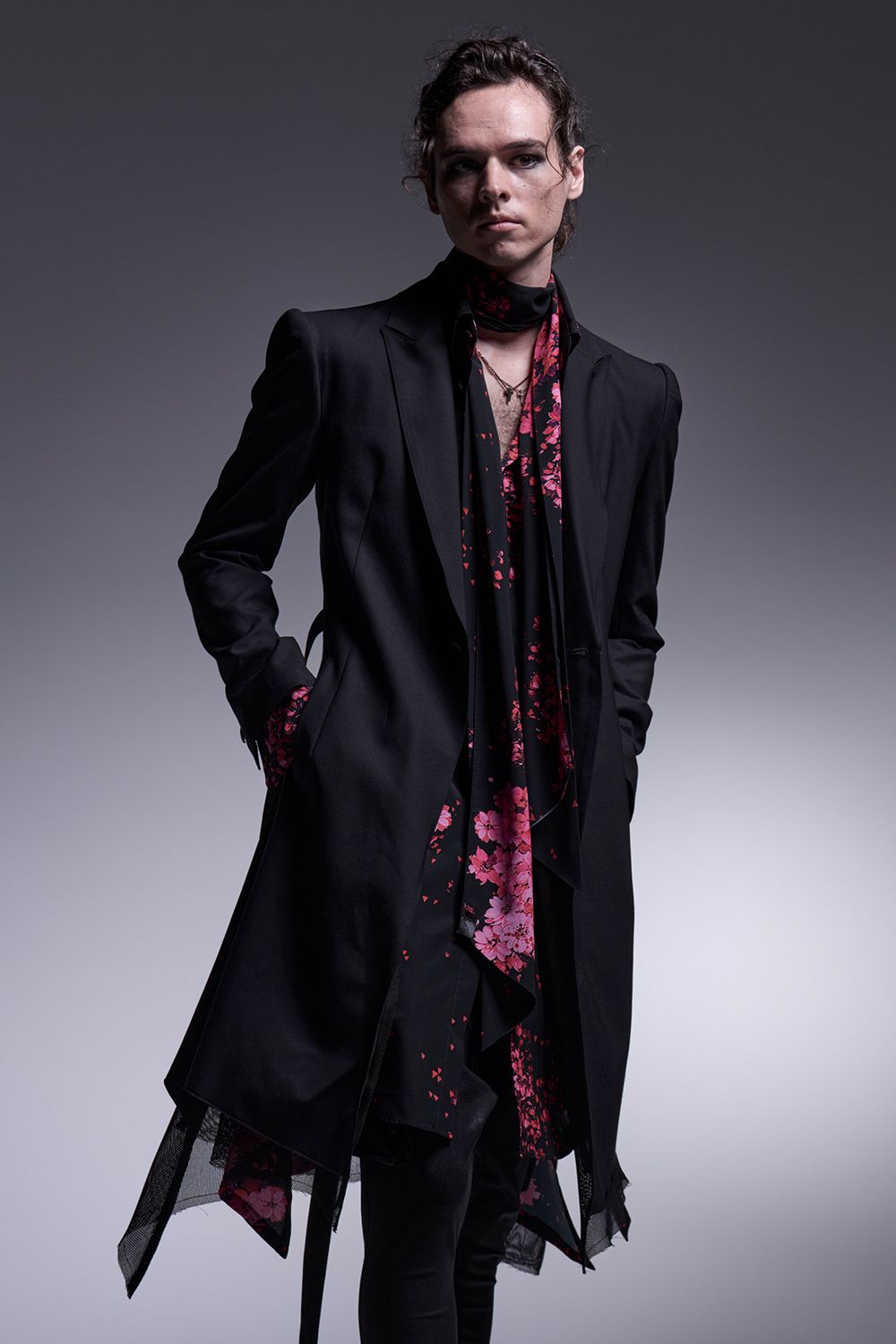 kiryuyrik - TWS Tropical Long Flare Jacket / TWSトロピカル ロング