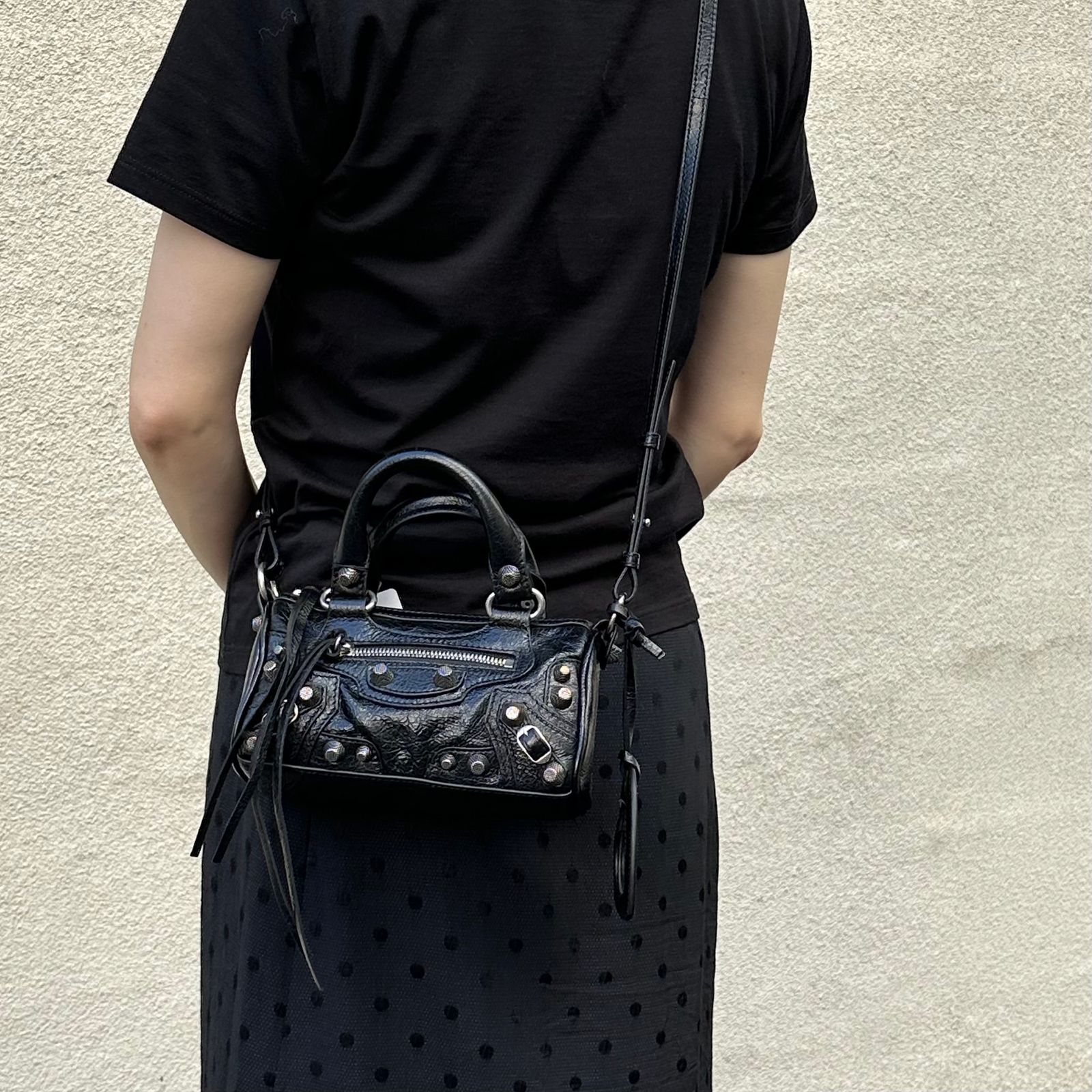 BALENCIAGA - NEO CAGOLE トートバッグ / 2way / レザー / ブラック