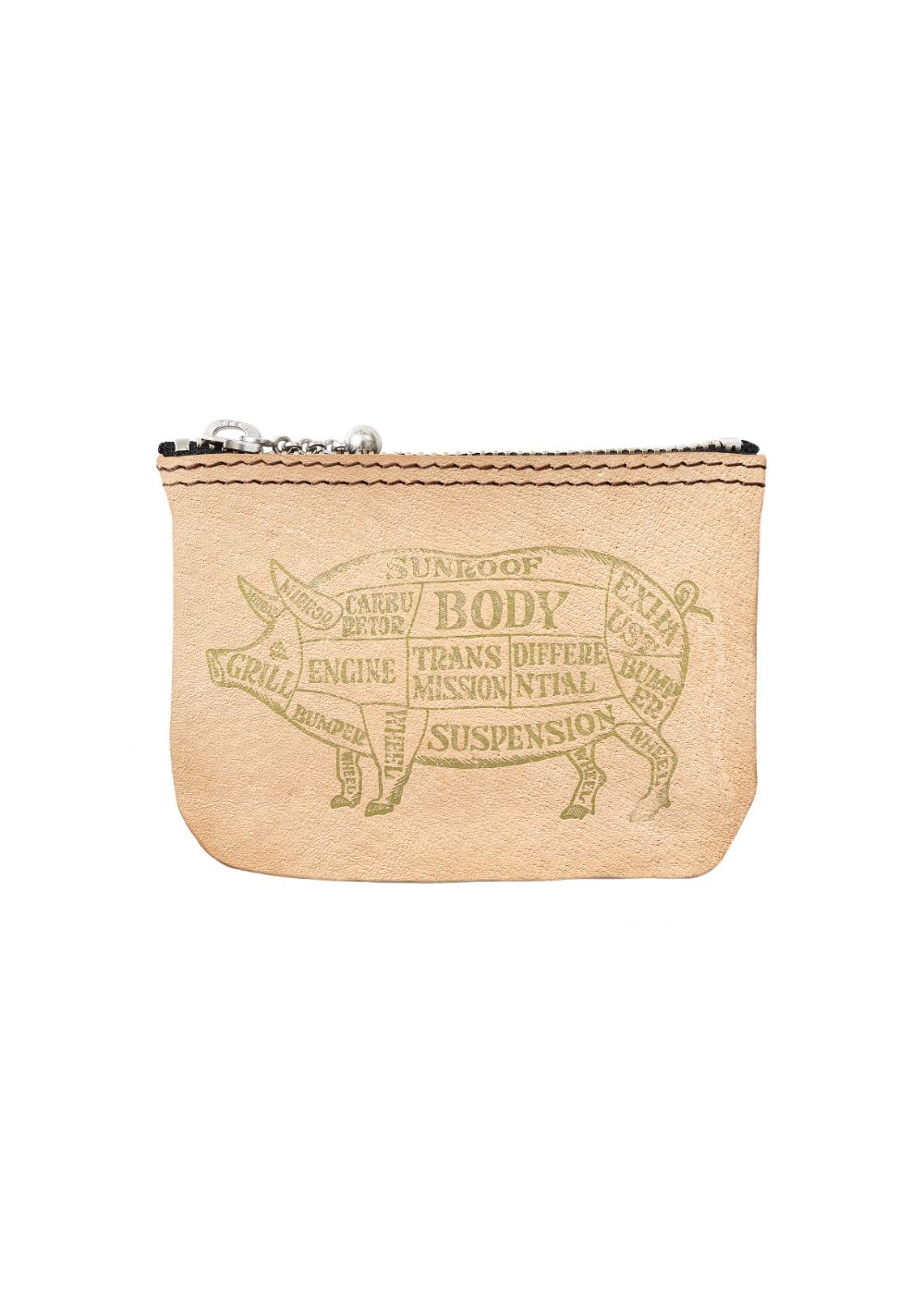 PORKCHOP GARAGE SUPPLY - NEW BIKER WALLET (BROWN×GOLD) / 福禄寿