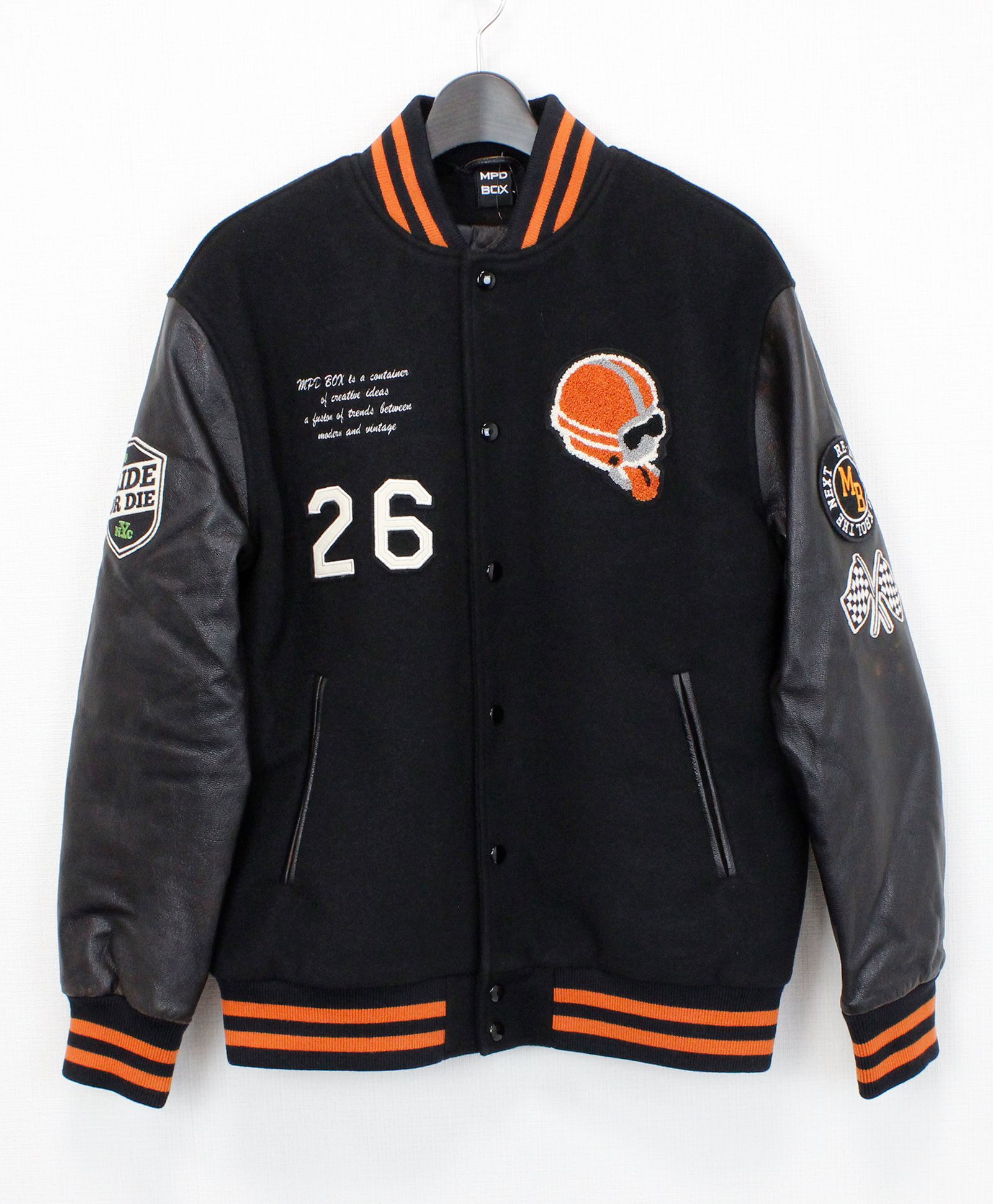 MPD BOX - スタジャン / VARSITY JACKET / BLACK [MPD18M22] | femt