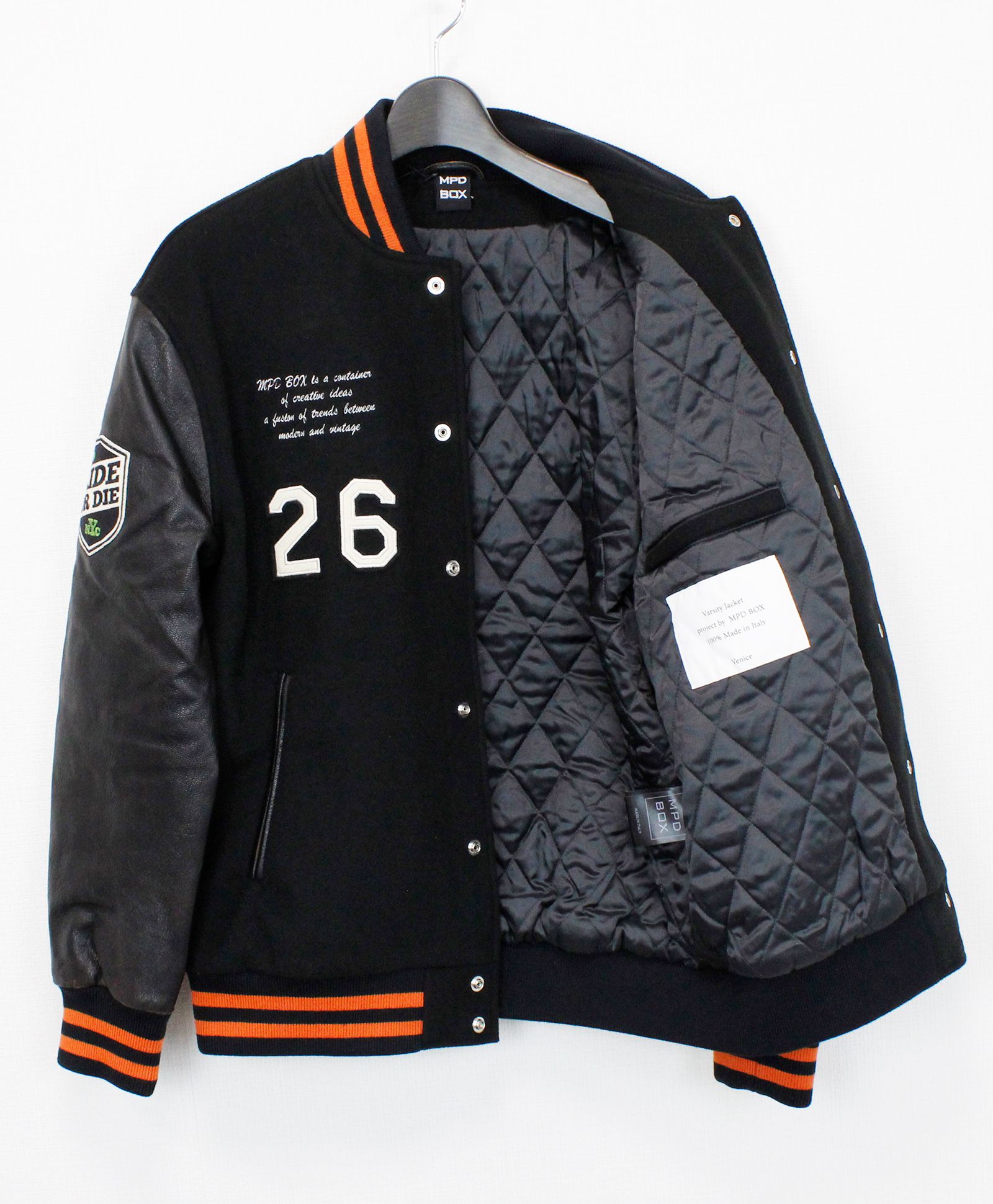 MPD BOX - スタジャン / VARSITY JACKET / BLACK [MPD18M22] | femt