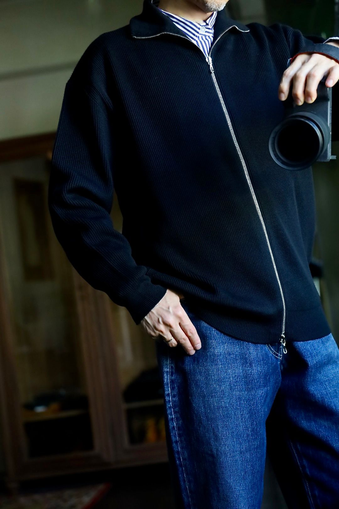 Graphpaper - グラフペーパー24AW High Density Drivers Knit(GU243