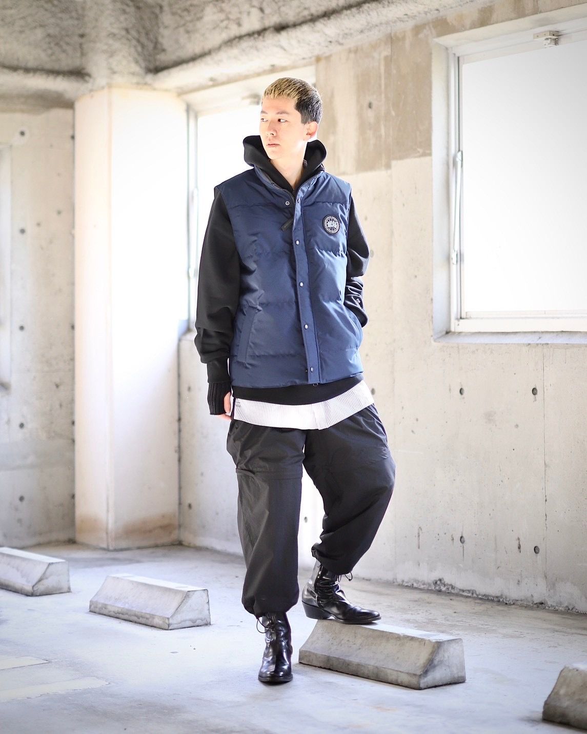 CANADA GOOSE カナダグース 新作GARSON VESTガーソンベストスタイル