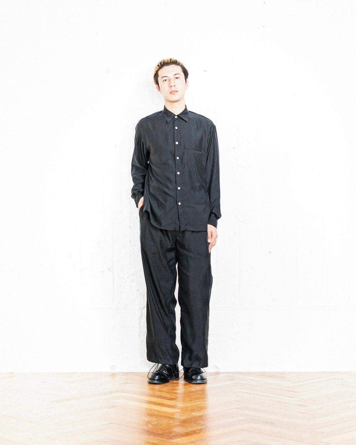 YOKE - ヨーク25SS ジャンプスーツCUPRO JUMP SUIT(YK25SS0940JS)BLACK