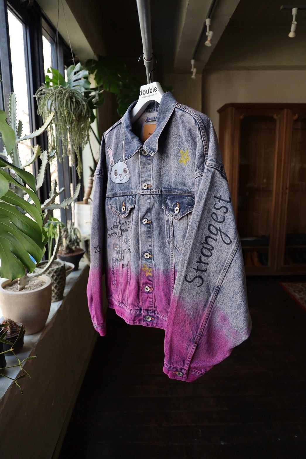 doublet - doublet 25SS ANIME HAND-PAINTING DENIM JACKET