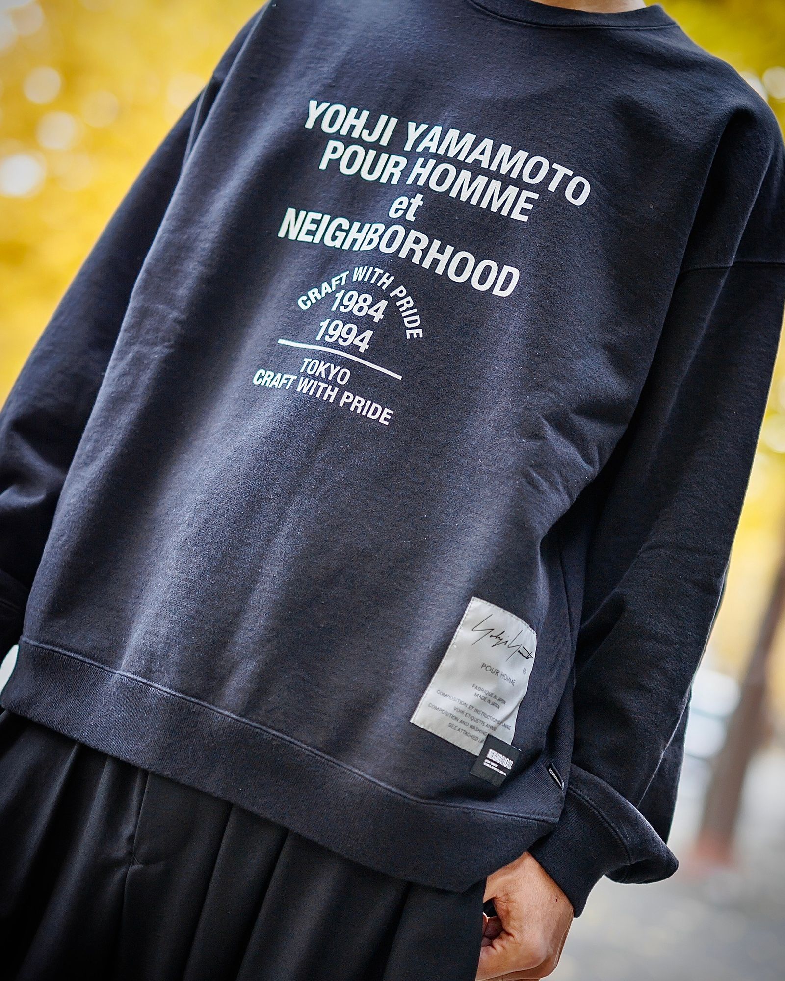 yohji yamamoto - Yohji Yamamoto x NEIGHBORHOOD SWEAT SHIRT LS(HP