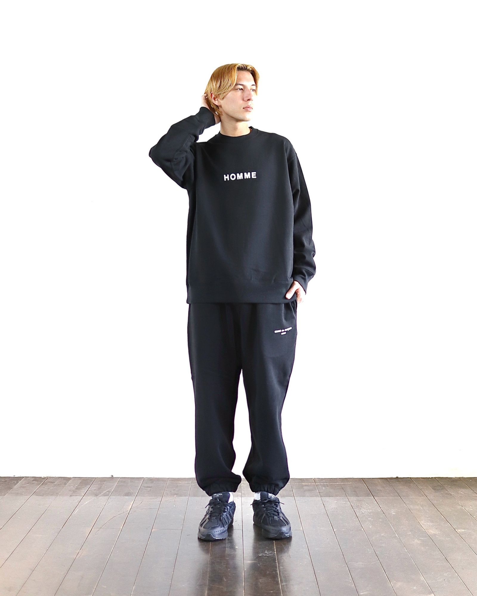 COMME des GARCONS HOMME 24SS HOMMEプリントスウェット スタイル