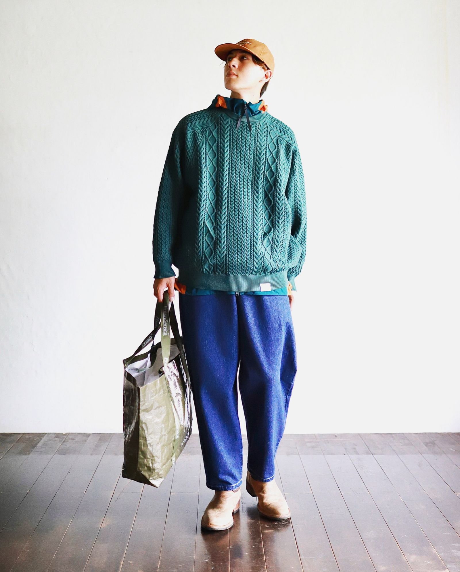 FreshService新作FISHERMAN TECH SWEATERスタイル | 3711 | MARK